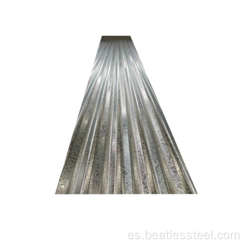 Precio de la hoja de techo de zinc de placa de acero galvanizado corrugado